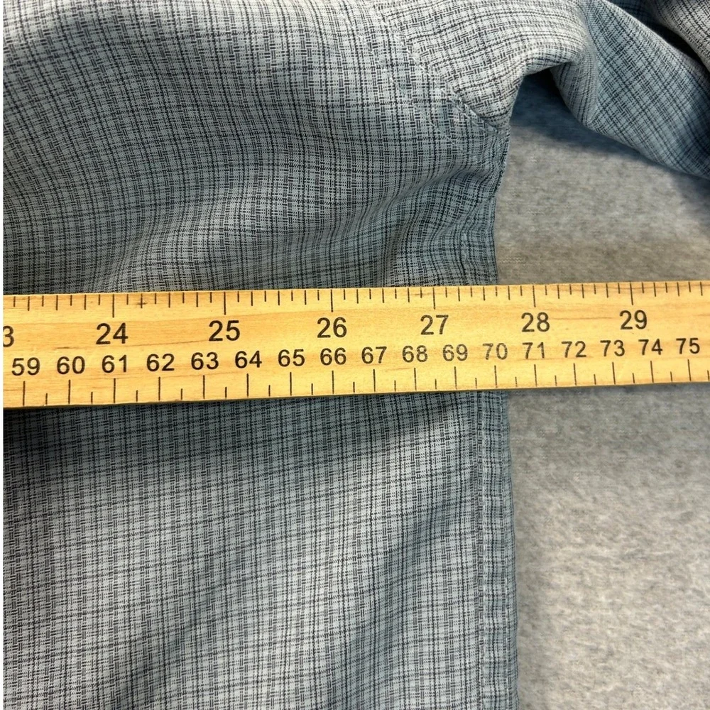 The North Face Hiking Shirt Mens XXL Blue Short Sleeve Performance Outdoor Check